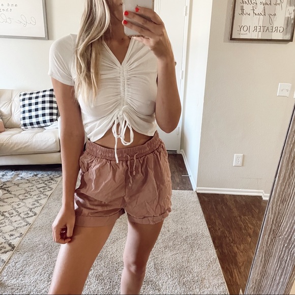 Universal Thread Pants - Universal Thread Pink High Waisted Short